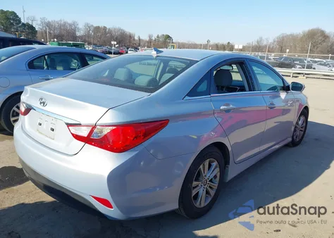 2014 Hyundai Sonata Gls z USA, uszkodzony, nr VIN 5NPEB4AC8EH821163